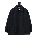  Balenciaga BLCG 23 hooded stand-up collar with letters on the back Windbreaker Jacket 1