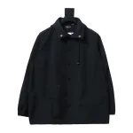 Balenciaga BLCG 23 hooded stand-up collar with letters on the back Windbreaker Jacket 1