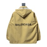 Balenciaga BLCG 23 hooded stand-up collar with letters on the back Windbreaker Jacket 2