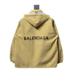Balenciaga BLCG 23 hooded stand-up collar with letters on the back Windbreaker Jacket 2
