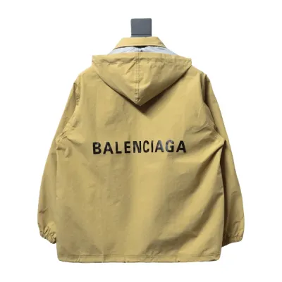 Balenciaga BLCG 23 hooded stand-up collar with letters on the back Windbreaker Jacket 2 02