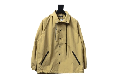  Balenciaga BLCG 23 hooded stand-up collar with letters on the back Windbreaker Jacket 2 01