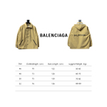 Balenciaga BLCG 23 hooded stand-up collar with letters on the back Windbreaker Jacket 2