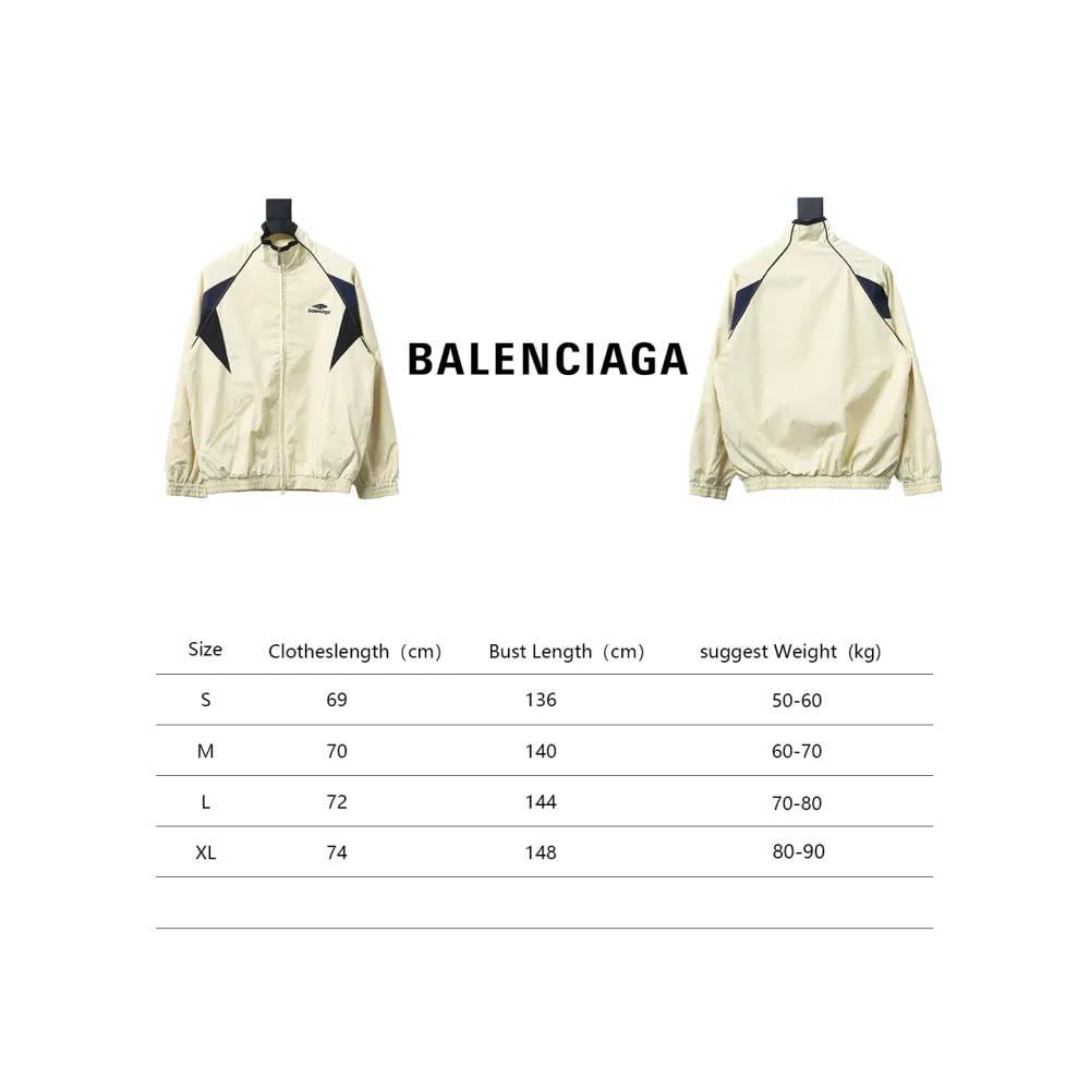Balenciaga BLCG 23FW catwalk style splicing sports 3B suit jacket 2