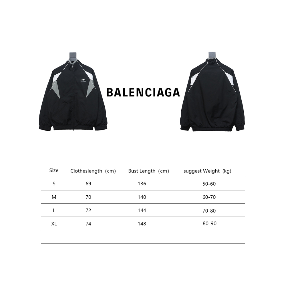  Balenciaga BLCG 23FW catwalk style splicing sports 3B suit jacket 1