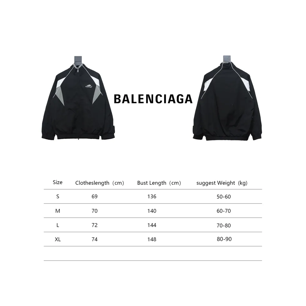 Balenciaga BLCG 23FW catwalk style splicing sports 3B suit jacket 1