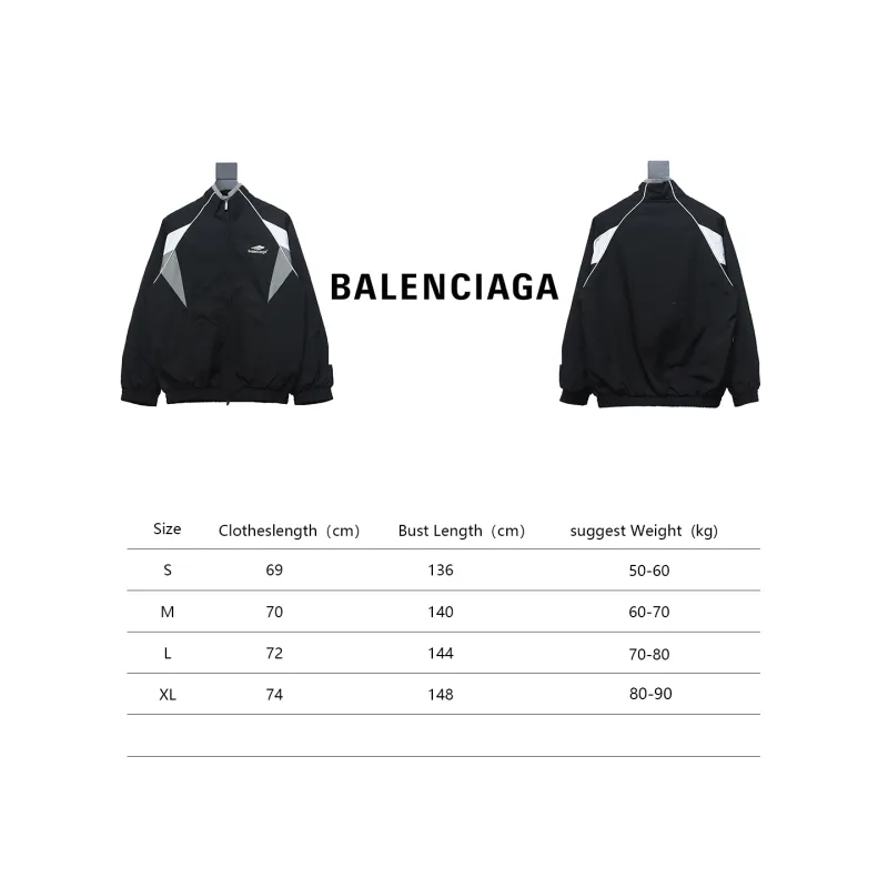 Balenciaga BLCG 23FW catwalk style splicing sports 3B suit jacket 1