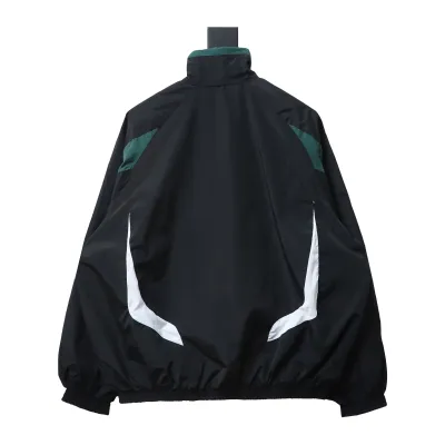 Balenciaga BLCG 23FW catwalk style splicing sports suit jacket 02