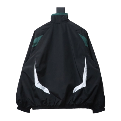 Balenciaga BLCG 23FW catwalk style splicing sports suit jacket 02