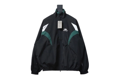  Balenciaga BLCG 23FW catwalk style splicing sports suit jacket 01