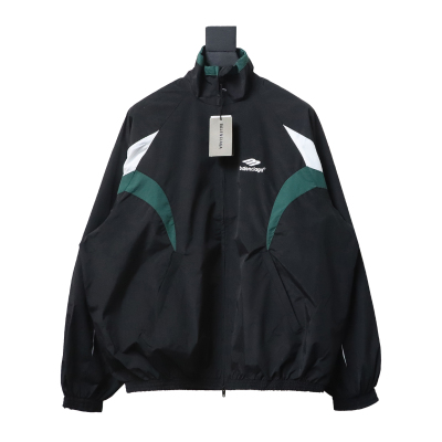  Balenciaga BLCG 23FW catwalk style splicing sports suit jacket 01
