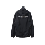 Balenciaga BLCG 24FW IB logo laser reflective print waterproof Windbreaker Jacket