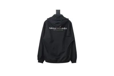  Balenciaga BLCG 24FW IB logo laser reflective print waterproof Windbreaker Jacket 02