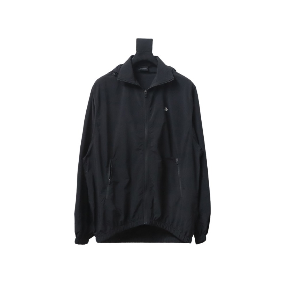 Balenciaga BLCG 24FW IB logo laser reflective print waterproof Windbreaker Jacket
