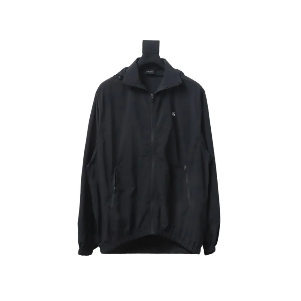 Balenciaga BLCG 24FW IB logo laser reflective print waterproof Windbreaker Jacket