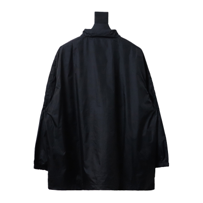  Balenciaga BLCG 57 black and blue patchwork slogan Windbreaker Jacket 02