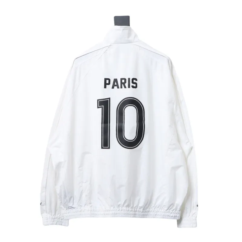 Balenciaga BLCG 76 Manchester United embroidered welt Windbreaker Jacket