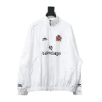 Balenciaga BLCG 76 Manchester United embroidered welt Windbreaker Jacket