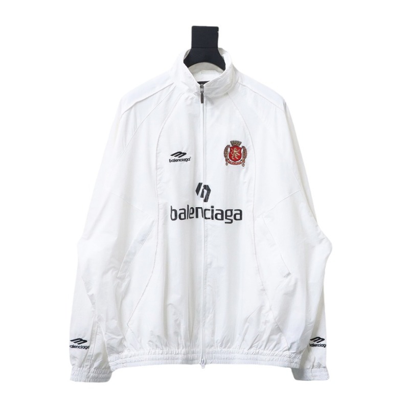 Balenciaga BLCG 76 Manchester United embroidered welt Windbreaker Jacket