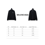  Balenciaga BLCG catwalk style 3B embroidered all black sports suit jacket