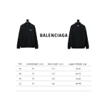 Balenciaga BLCG catwalk style 3B embroidered all black sports suit jacket