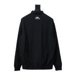  Balenciaga BLCG catwalk style 3B embroidered all black sports suit jacket