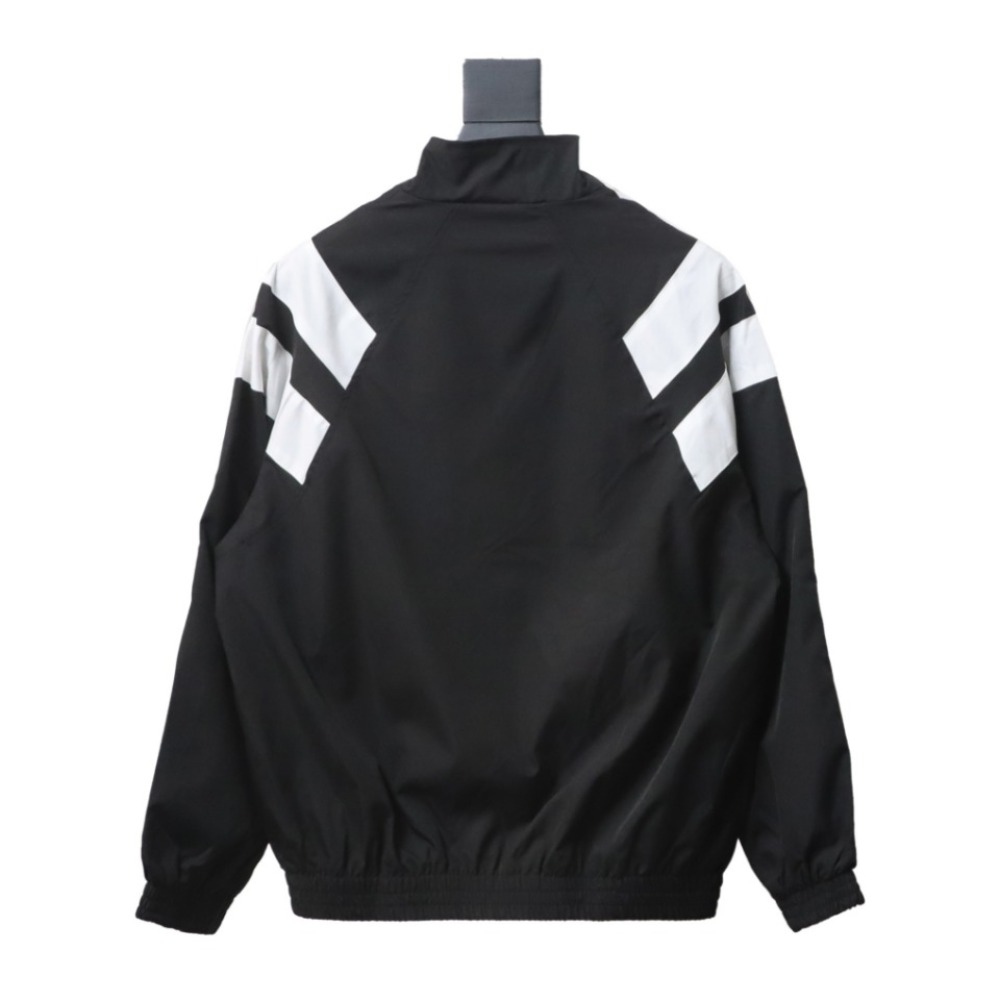  Balenciaga BLCG fire double hook embroidery color matching suit jacket