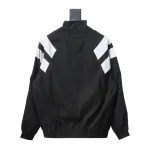 Balenciaga BLCG fire double hook embroidery color matching suit jacket