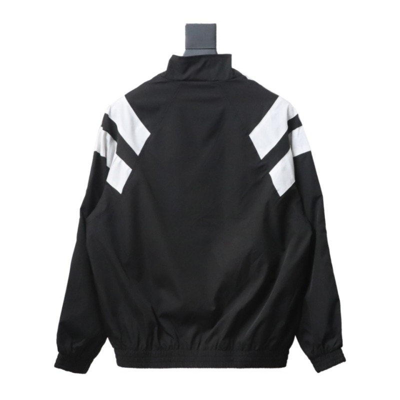  Balenciaga BLCG fire double hook embroidery color matching suit jacket