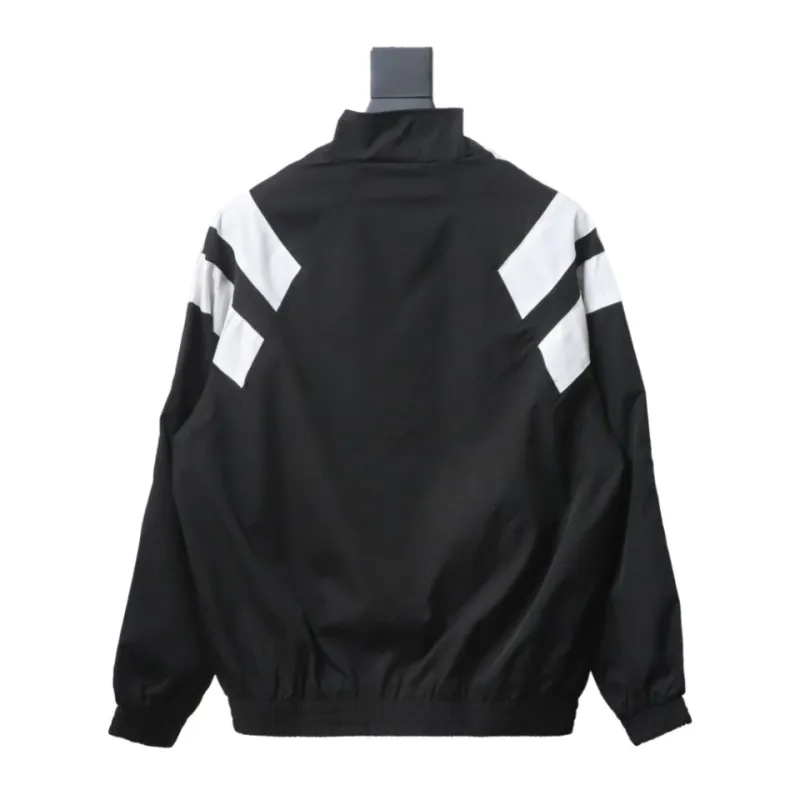 Balenciaga BLCG fire double hook embroidery color matching suit jacket
