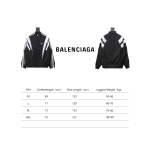 Balenciaga BLCG fire double hook embroidery color matching suit jacket