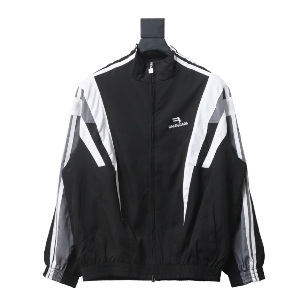  Balenciaga BLCG fire double hook embroidery color matching suit jacket