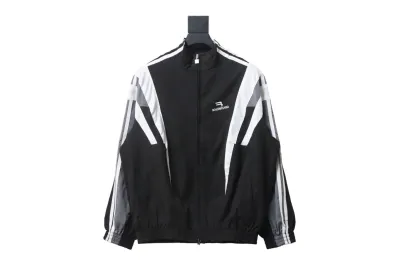  Balenciaga BLCG fire double hook embroidery color matching suit jacket 01