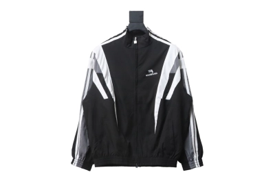  Balenciaga BLCG fire double hook embroidery color matching suit jacket 01