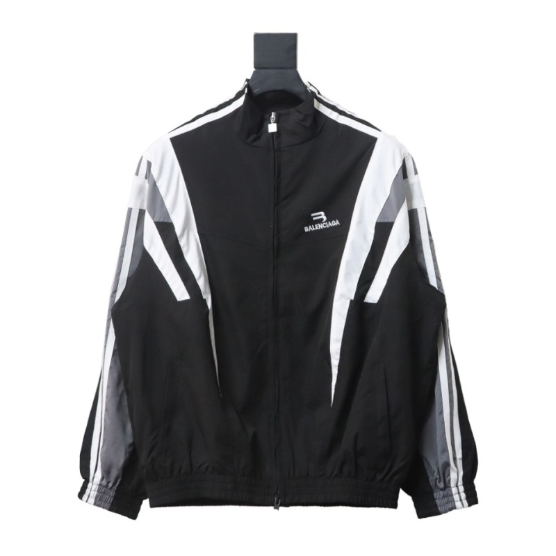  Balenciaga BLCG fire double hook embroidery color matching suit jacket