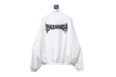  Balenciaga BLCG flame totem heavy embroidery Windbreaker Jacket 1 02