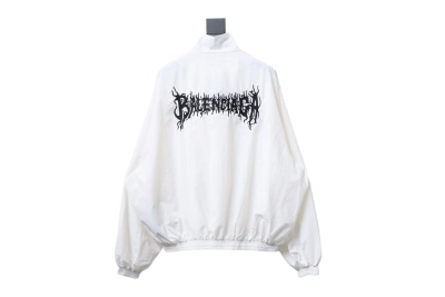  Balenciaga BLCG flame totem heavy embroidery Windbreaker Jacket 1 02