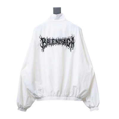  Balenciaga BLCG flame totem heavy embroidery Windbreaker Jacket 1 02