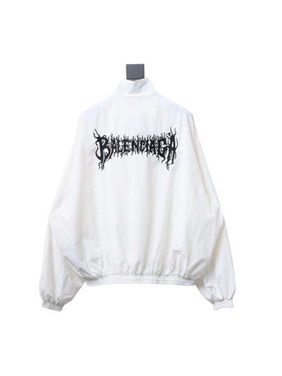  Balenciaga BLCG flame totem heavy embroidery Windbreaker Jacket 1 02
