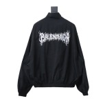 Balenciaga BLCG flame totem heavy embroidery Windbreaker Jacket 2
