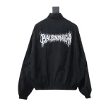 Balenciaga BLCG flame totem heavy embroidery Windbreaker Jacket 2