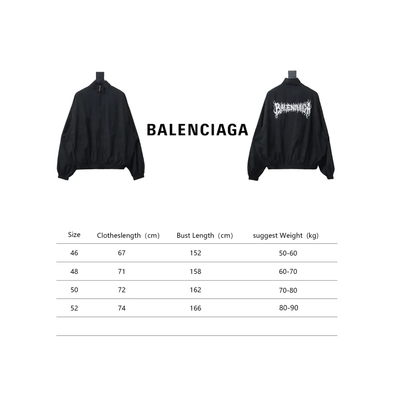 Balenciaga BLCG flame totem heavy embroidery Windbreaker Jacket 2