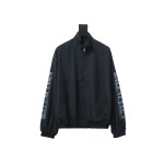 Balenciaga BLCG fuzzy letter print sports suit jacket