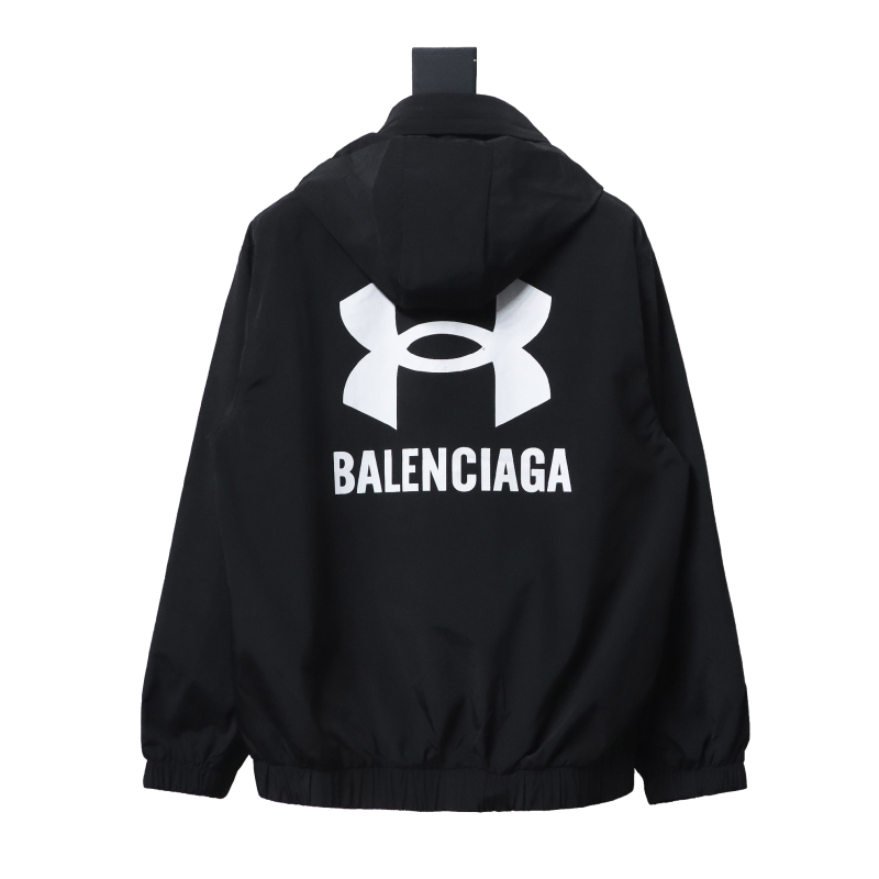 Balenciaga BLCG Under Armour co-branded sports suit jacket windbreaker jacket