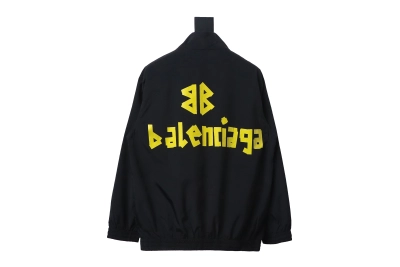  Balenciaga double B tape windbreaker jacket sun protection jacket 02
