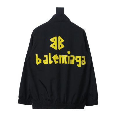  Balenciaga double B tape windbreaker jacket sun protection jacket 02