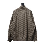Balenciaga full LOGO stand-up collar windbreaker Jacket
