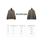 Balenciaga full LOGO stand-up collar windbreaker Jacket
