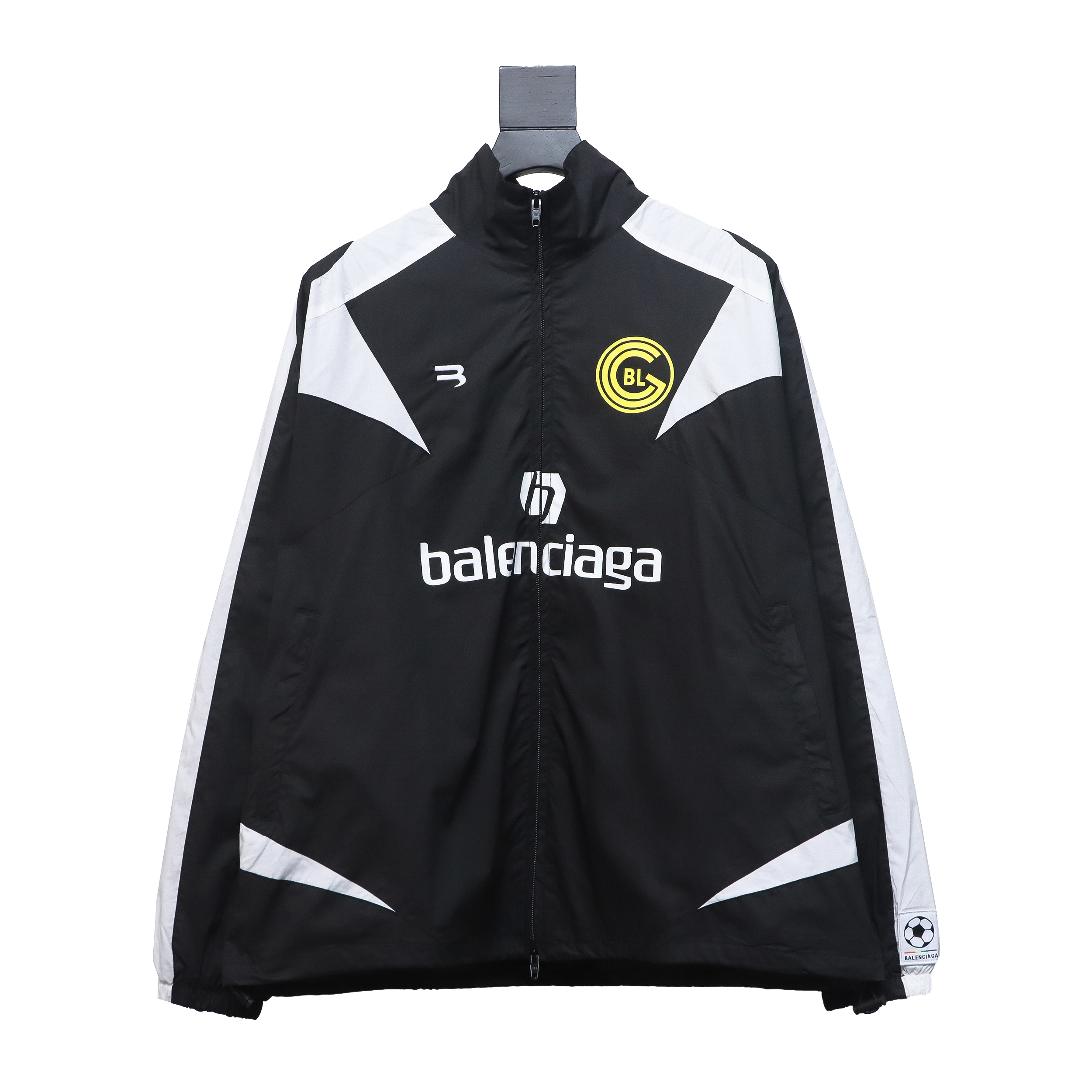 Balenciaga Manchester United black and white splicing No. 10 jacket jacket