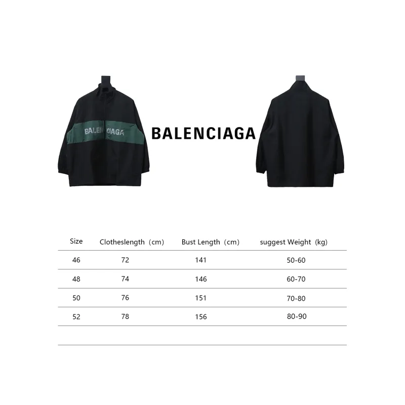 Balenciaga patchwork contrast Windbreaker Jacket 1